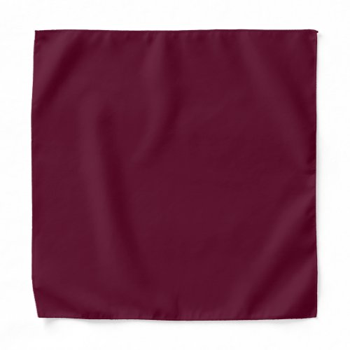 Maroon simple minimalist bandana