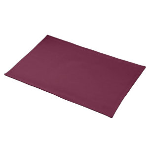 Maroon simple minimalist cloth placemat