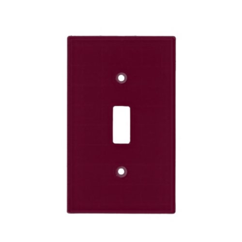 Maroon simple minimalist light switch cover