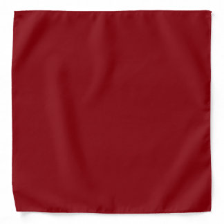 Maroon Simplicity Bandana