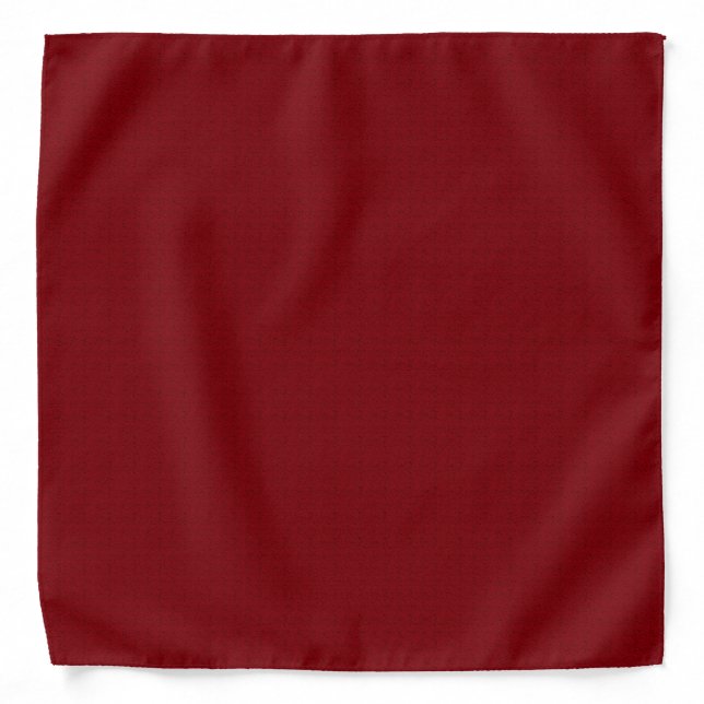 Maroon Simplicity Bandana (Front)