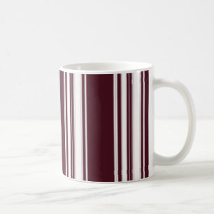Maroon Stripes Mug