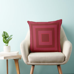 Maroon Throw Pillow