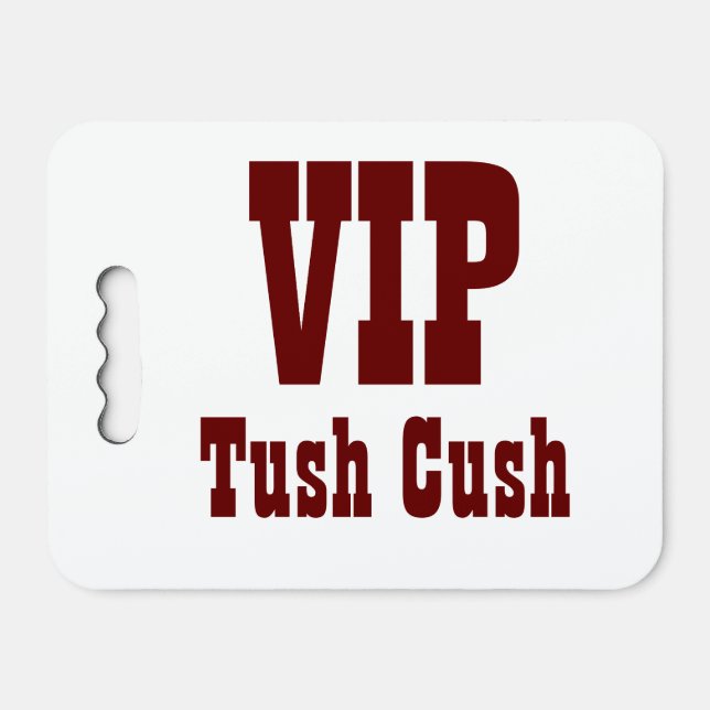 Maroon VIP Tush Cush Seat Cushion (Front Horizontal)
