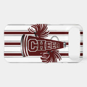 Maroon & White Cheerleader iPhone 5 Case (Back (Horizontal))
