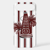 Maroon & White Cheerleader iPhone 5 Case (Back)