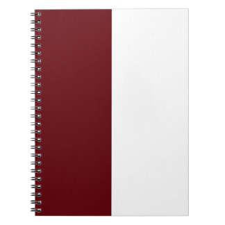 Maroon & White CUSTOM Notebook