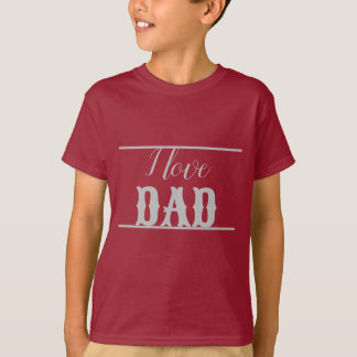 Maroon White kids boy T-Shirt
