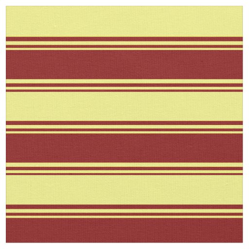 Maroon & Yellow Colored Lines Fabric