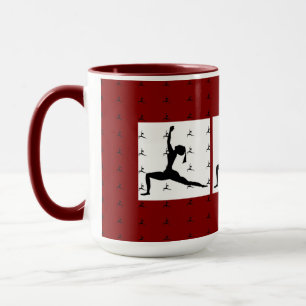 Maroon Yoga Mug