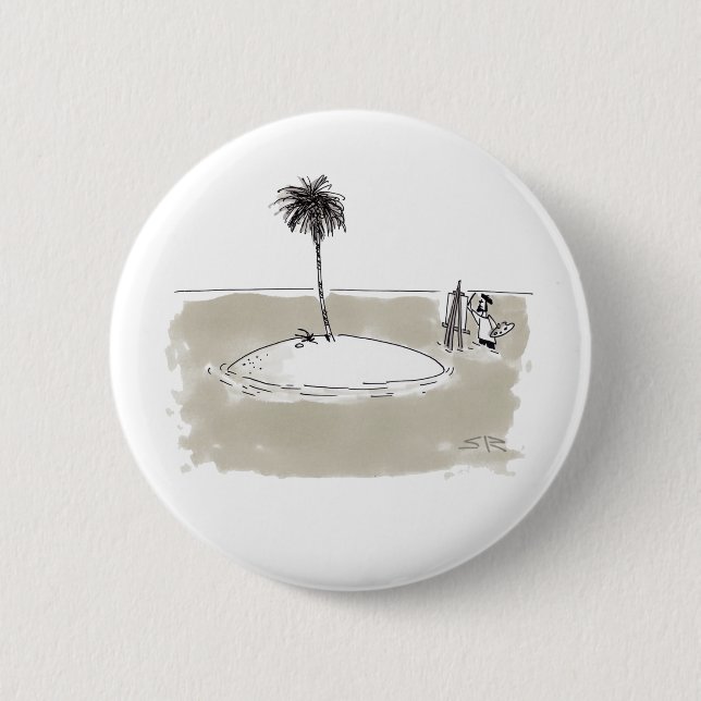Marooned Painter button (Front)