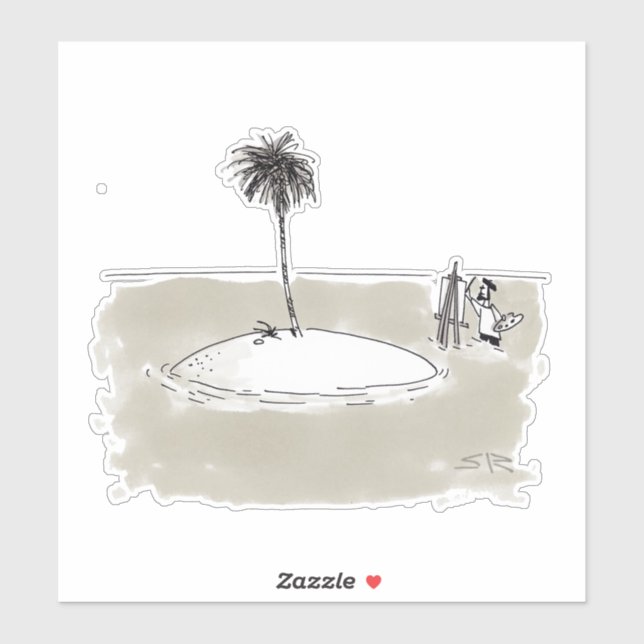 Marooned Painter contour sticker (Sheet)