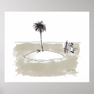 Marooned Painter matte poster