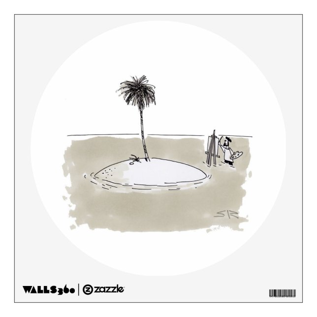 Marooned Painter wall decal (Front)