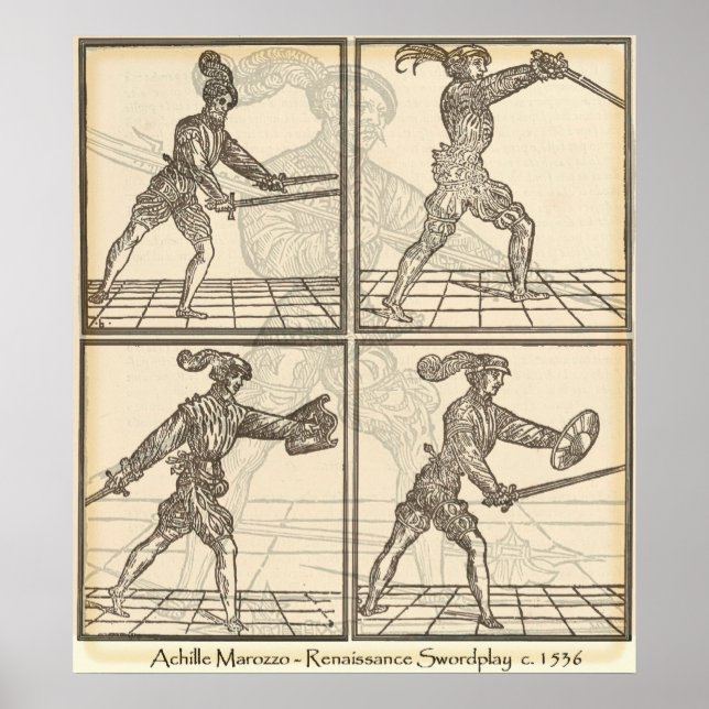 Marozzo Swordplay Poster (Front)