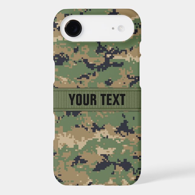 MarPat Digital Woodland Camo #2 Personalized Case-Mate iPhone Case (Back)