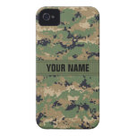 Marpat Digital Woodland Camo #2 Personalized Iphone 4 Cover at Zazzle