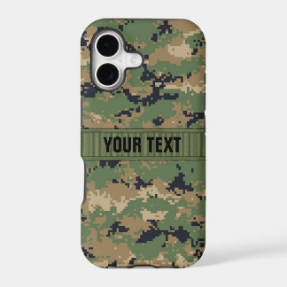MarPat Digital Woodland Camo #2 Personalized iPhone 17 Case
