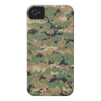 Marpat Digital Woodland Camouflage #2 Iphone 4 Cover by TechShop at Zazzle