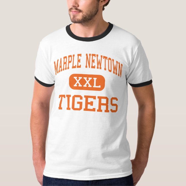 Marple Newtown - Tigers - High - Newtown Square T-Shirt (Front)