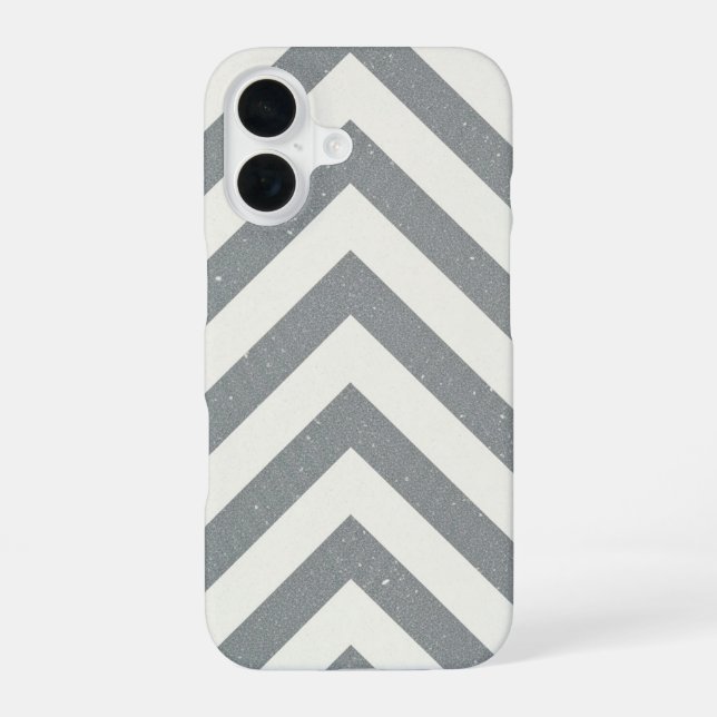 Marquage Routier Diagonal Rétro iPhone Case (Back)