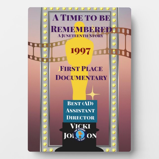 Marquee Award Plaque with Easel (Front)