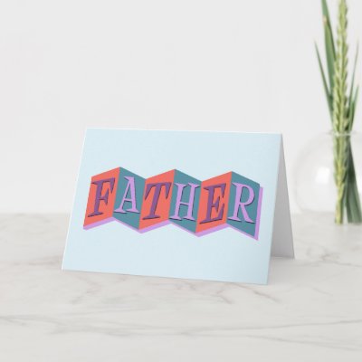 Marquee Father Card