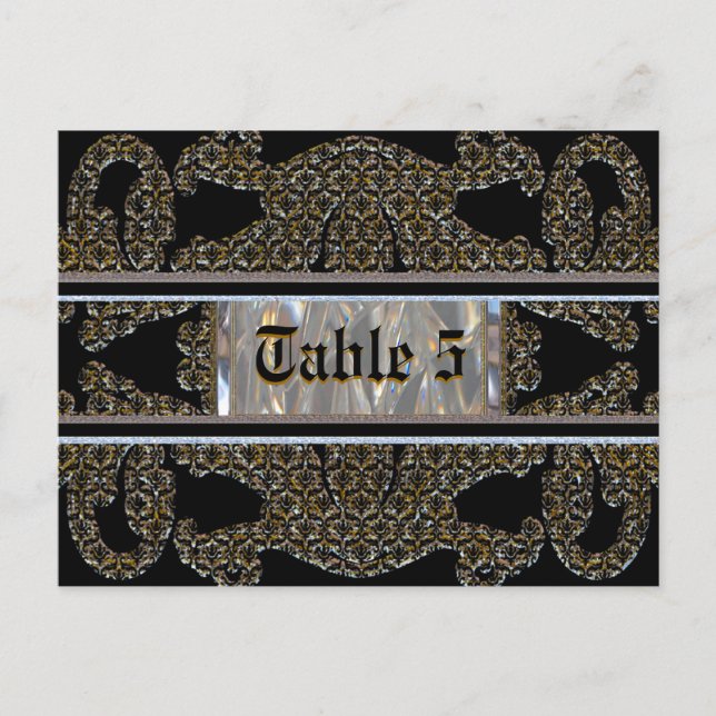 Marquee  Number Card (Front)