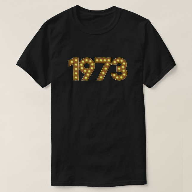 Marquee Style 1973 Abortion Rights T-Shirt (Design Front)
