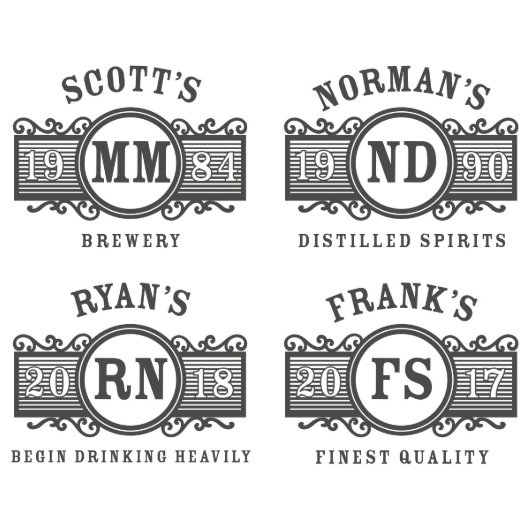 Marquee Wedding Fitzgerald Leather Flask (Examples)