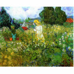 Marquerite Gachet in the Garden, Vincent van Gogh. Cutout<br><div class="desc">Marquerite Gachet in the Garden,  Vincent van Gogh. Beautiful impressionism fine art.</div>