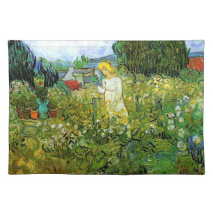 Marquerite Gachet in the Garden, Vincent van Gogh. Placemat