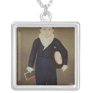 Marques de Penafiel, Son of the Duke of Osuna Silver Plated Necklace