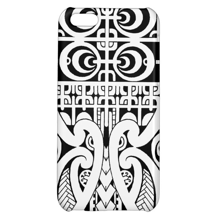 Marquesan islands / Maoristyle tattoo design Cover For iPhone 5C