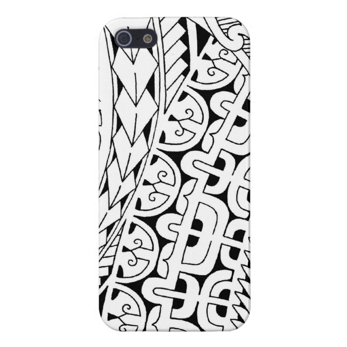 Marquesan tattoo design iPhone 5 cover