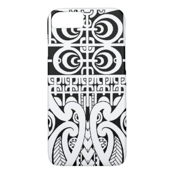 Marquesan Tribal Tattoo Image Iphone 8/7 Case by MarkStorm at Zazzle