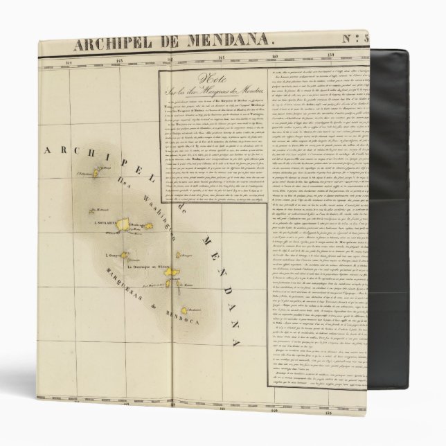 Marquesas Oceania no 34 3 Ring Binder (Front/Inside)