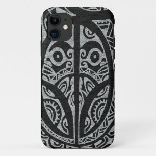 Marquesas style Kulture Tattoo Iphone Case