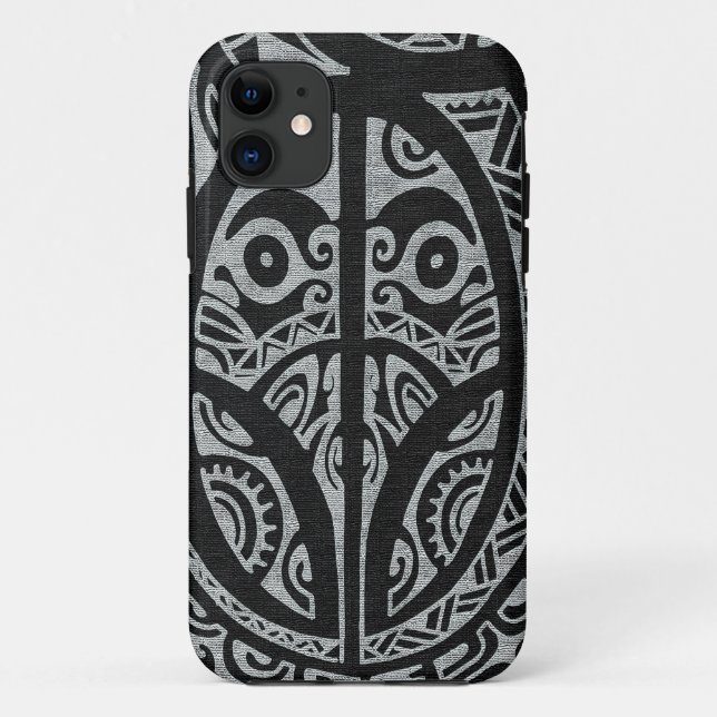 Marquesas style Kulture Tattoo Iphone Case (Back)