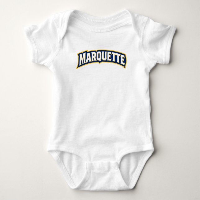 Marquette Golden Eagles Baby Bodysuit (Front)