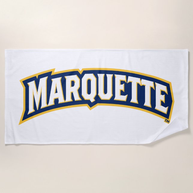 Marquette Golden Eagles Beach Towel (Front)