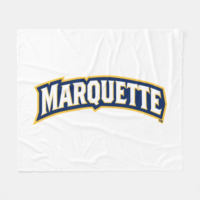 Marquette Golden Eagles Fleece Blanket (Front (Horizontal))