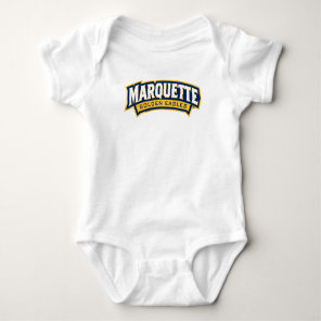 Marquette Golden Eagles Logo Baby Bodysuit