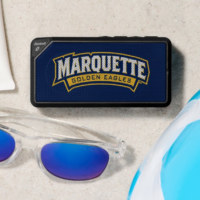 Marquette Golden Eagles Logo Bluetooth Speaker (Insitu(Beach))