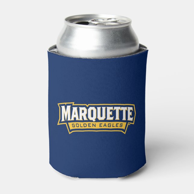 Marquette Golden Eagles Logo Can Cooler (Can Front)