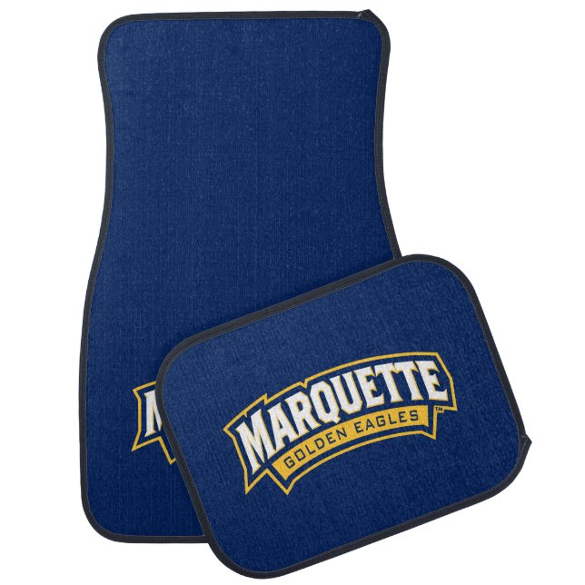 Marquette Golden Eagles Logo Car Floor Mat (Set)