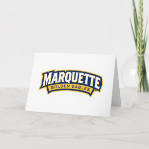 Marquette Golden Eagles Logo Card