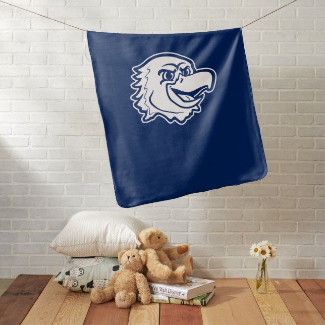 Marquette Golden Eagles Logo Design Baby Blanket (In Situ)