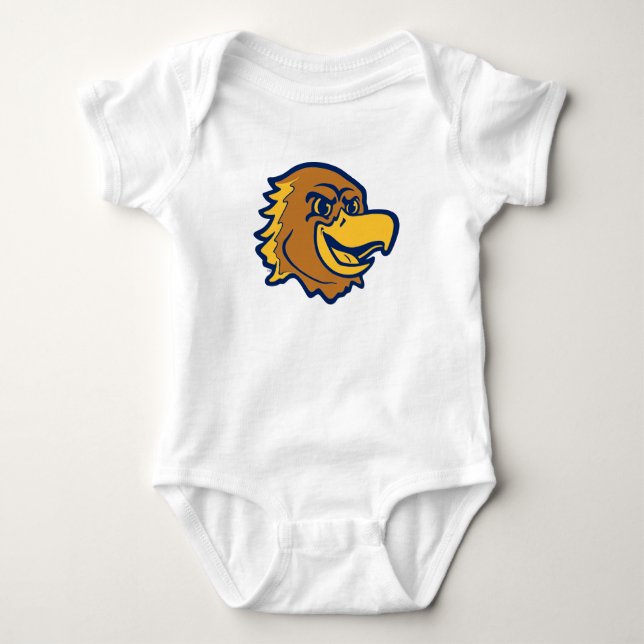 Marquette Golden Eagles Logo Design Baby Bodysuit (Front)