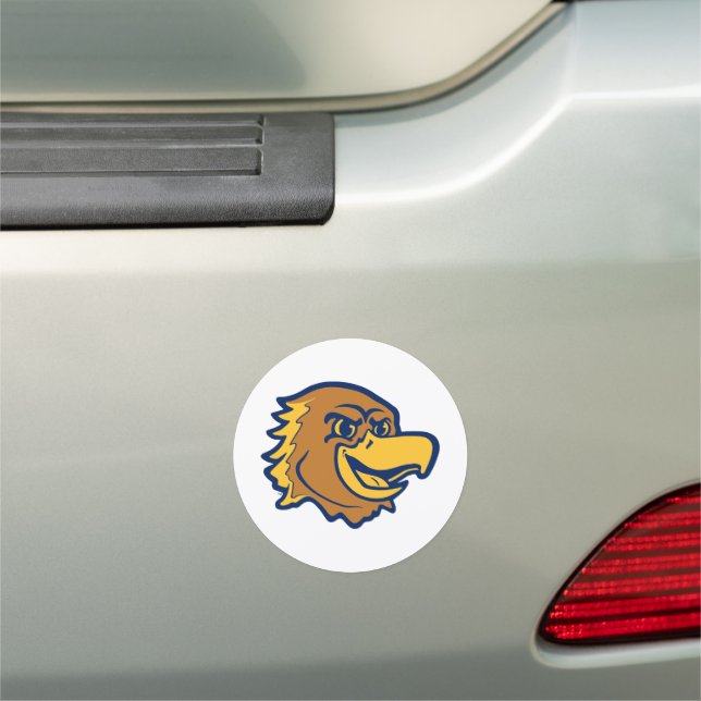 Marquette Golden Eagles Logo Design Car Magnet (In Situ)